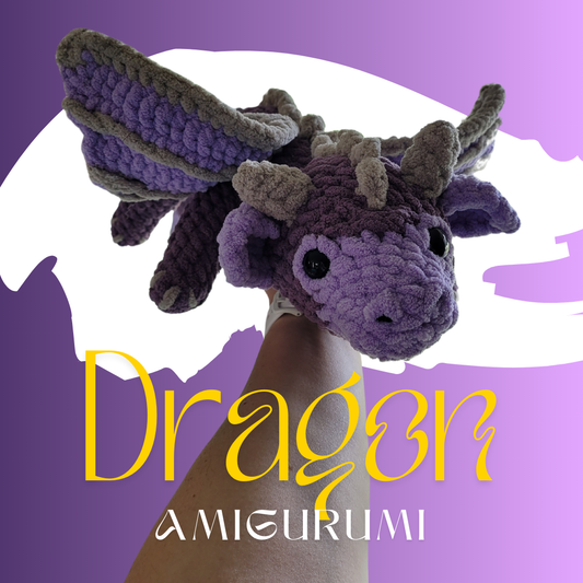 Handcrafted Amigurumi Dragon - Cool Crochet Plush Toy