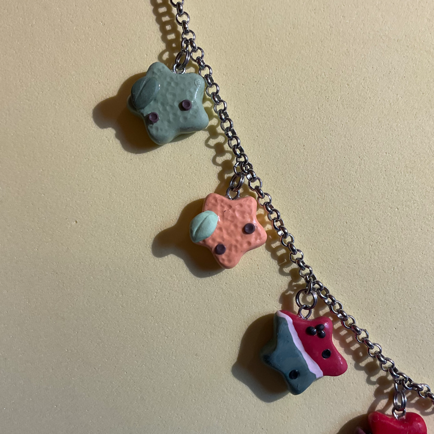 Star Fruit Polymer Clay Charms